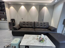 风尚田园劳伦斯云朵真皮沙发大小户型直排头层牛皮轻奢新款咖啡色客厅沙发 3.2米 加厚头层真皮+进口泰国乳胶 实拍图