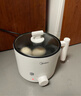 美的（Midea）电煮锅 宿舍小锅 小电锅 学生寝室一体泡面火锅多功能 不锈钢0涂层 电蒸锅 电热锅 XZE1614 配蒸笼 实拍图