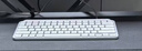 罗技（Logitech）大师系列 MX Keys Mini 简约无线蓝牙 高端办公键盘 智能键盘 背光时尚 超薄便携 浅灰色 实拍图