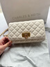 CHARLES&KEITH经典菱格链条小方包单肩斜挎包包女包生日新年礼物CK2-70160131 实拍图