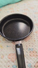 【亏本清仓】韩式麦饭石色不粘锅平底锅铁锅电磁炉不带盖 黑色小煎锅 16cm 实拍图