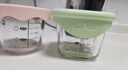 爱贝迪拉（AIBEDILA）宝宝辅食盒玻璃保鲜储存可蒸煮蛋羹碗杯模工具全套婴儿专用辅食碗 【230ml两件】格林狮方+甜粉兔圆 实拍图