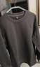 京东京造【100%长绒棉】卫衣男冬季外套男装衣服长袖t恤男女 黑色 3XL 实拍图