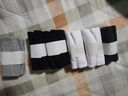 邑棉（yimian）黑白色袜子男士中筒袜秋冬季男袜【纯色商务休闲】长筒长袜10双 实拍图