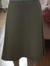 优衣库女装绒面针织喇叭中裙/半身裙裙子481434 31 米色 L /160/72A 实拍图