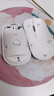 联想（Lenovo）无线蓝牙鼠标充电鼠标轻音鼠标 Air Handle轻音双模鼠标 便携办公鼠标 白 实拍图