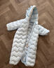 迷你巴拉巴拉三防连体羽绒服男女童婴儿宝宝羽绒服连体衣萌趣外套2025新品 实拍图