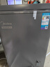 美的（Midea）专利减霜KMF囤货冰柜 冷藏冷冻冷柜转换节能大冰柜卧式家用商用冰柜小冰政府补贴冰箱 【减霜80%】100L*小户型优选 100L 实拍图