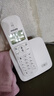 飞利浦（PHILIPS）无绳电话机 无线座机 子母机 办公家用 屏幕白色背光 持久待机 DCTG186红色 实拍图