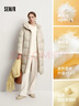 森马（Semir）陈都灵同款羽绒服女90绒长款三防冬宽松连帽外套简约109724113001 实拍图