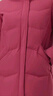 坦博尔羽绒服女中长款连帽休闲妈妈款加厚外套510506D 锦洛红 165  实拍图