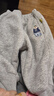 嘟嘟家宝宝加绒裤子冬季加绒儿童加厚长裤男童童装保暖女童冬装 麻灰色 实拍图