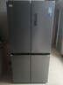 美的480升冰箱四开门超大容量十字对开门一级能效变频风冷无霜超薄家用电冰箱国家补贴20% BCD-480WSPZM(E) 实拍图