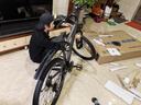 喜德盛山地自行车黑客380避震前叉21速禧玛诺变速X6铝合金车架通勤代步 黑/灰色（26款） 15.5寸（建议身高150-165cm） 实拍图