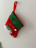 多美忆圣诞袜圣诞节装饰品圣诞树挂饰糖果袋礼物圣诞公仔小袜3只装 实拍图