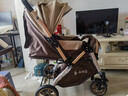奔昂 婴儿推车可坐可躺轻便避震宝宝折叠婴儿车双向BB童车手推车 升级卡其+一键单手收+可坐躺+可双向推行+四轮高配 实拍图