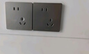 公牛（BULL） 开关插座86型暗装墙壁插座五孔插座网线网络大面板G12系列星空灰 五孔+3位USB 实拍图