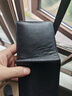 稻草人男士钱包短款商务头层牛皮横款两折票夹多卡位钱夹新年礼物 实拍图