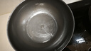 三禾微纳无涂层不粘炒锅不锈钢炒菜锅无油烟含钛锅具32cm雾月白配钢铲 实拍图