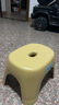 换鞋凳小凳子座椅小板凳可叠放加厚塑料凳高级感儿童学生寝室矮凳 柠檬黄1个 实拍图