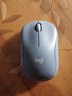 罗技（Logitech）M221 轻音鼠标 无线鼠标 办公鼠标 对称鼠标 带无线微型接收器 雾霭蓝 实拍图