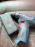 博世（BOSCH）电钻钻墙打孔多功能家用螺丝刀GSB120单电12V锂电+小黑盒附件箱 实拍图