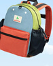 SHUKIKU儿童书包小学生书包户外旅游男女生大容量休闲背包双肩包橙红L码 实拍图