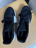 阿迪达斯（adidas）男鞋跑步鞋 25冬季新款缓震轻便夜跑运动鞋网面透气低帮休闲鞋子 【软弹减震】经典黑白/热销款/晒图退10 42.5 （内长265mm） 实拍图