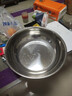 【不锈钢】和面盆厨房烘焙家用火锅盆洗菜打蛋汤锅盆醒面盆料理盆 32cm【热卖款】不锈钢 和面盆 实拍图