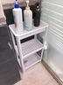 美丽雅厨房置物架多功能落地多层收纳架书架零食架三层床头卧室厨房用具 实拍图