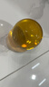 缤越黄水晶球摆件黄色水晶人造水晶球玻璃球客厅玄关装饰 黄色10cm 实拍图