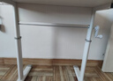 全品屋书桌学习桌升降桌升降电脑桌家用站立式工作台手动升降桌 【极简白-手摇升降】120单桌 实拍图