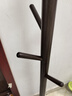 家逸全实木衣架落地衣帽架卧室挂衣架立式挂衣服架子客厅办公室挂包架 实拍图