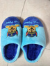 汪汪队儿童棉拖鞋冬耐磨室内男童女童卡通软底家居鞋小孩保暖拖鞋 1807天蓝 190/内长175mm  实拍图