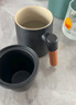 京东京造茶杯便携式黑陶茶泡茶壶茶杯功夫茶具办公杯随身茶壶容量400ml 实拍图