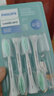 飞利浦（PHILIPS）电动牙刷头官方原装适配小羽刷系列刷柄清洁亮白  5支装 HX2025/02  实拍图