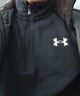 UNDER ARMOUR Rival男子1/4拉链运动休闲卫衣1386016 黑色001 L 实拍图