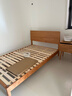 小半实木床双人床北欧日式小户型卧室简约樱桃木床家具稳稳床1.35米 实拍图
