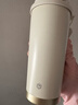 京东京造保温杯双饮口咖啡杯【陶瓷内胆-316不锈钢】 500ML白金色 实拍图