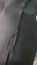 特步（XTEP） 男子半拉链长袖t恤舒适休闲训练跑步服内搭速干衣透气上衣 正黑色0173-散热保暖（男） 2XL 实拍图