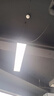办公灯led长条灯办公室方通格栅吊顶吊灯理发店吸顶灯吊线条形灯 吊线款 黑色  120x20cm-60w白光 实拍图