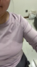 骆驼（CAMEL）长袖两件套健身服女瑜伽运动装 YK2226L5494 柔光紫 XXL 实拍图
