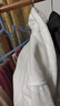 康尔馨五星级酒店浴袍 男女全棉毛巾料家居服浴衣 加厚柔软吸水 红色 实拍图