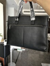 WILLIAMPOLO保罗商务公文包真皮男士手提包大容量头层牛皮17英寸电脑包高级感 黑色（头层牛皮） 15英寸 实拍图