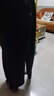 自由系羊绒阔腿裤女秋冬季加绒新款2025高腰显瘦垂感窄版直筒运动休闲裤 实拍图