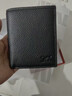 七匹狼钱包男士真皮横短款多卡位卡包七夕情人节礼物送男友头层牛皮钱夹 黑色竖款 实拍图