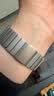 JINGZ适用苹果手表iwatch s10/s11表带纯钛金属ultra3/2钛合金apple watch磁吸9/8/7/6米兰尼斯夏季男女 新【钛金色】纯钛丨磁吸45/46/44/49mm 实拍图