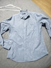 BLACKMONDAY纯棉牛津纺长袖衬衫男全棉抗皱免烫纯色男士商务休闲衬衣 实拍图