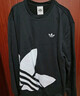 adidas经典时尚宽松抓绒圆领卫衣套头衫男女秋季阿迪达斯三叶草 黑色 2XL 实拍图