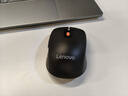 联想（Lenovo） 无线蓝牙双模鼠标 便携办公鼠标 人体工程学设计 适用台式机一体机笔记本平板 Howard黑色 实拍图